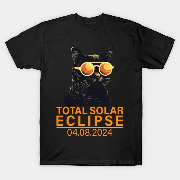 Solar Eclipse 2024 T-Shirt by VisionDesigner